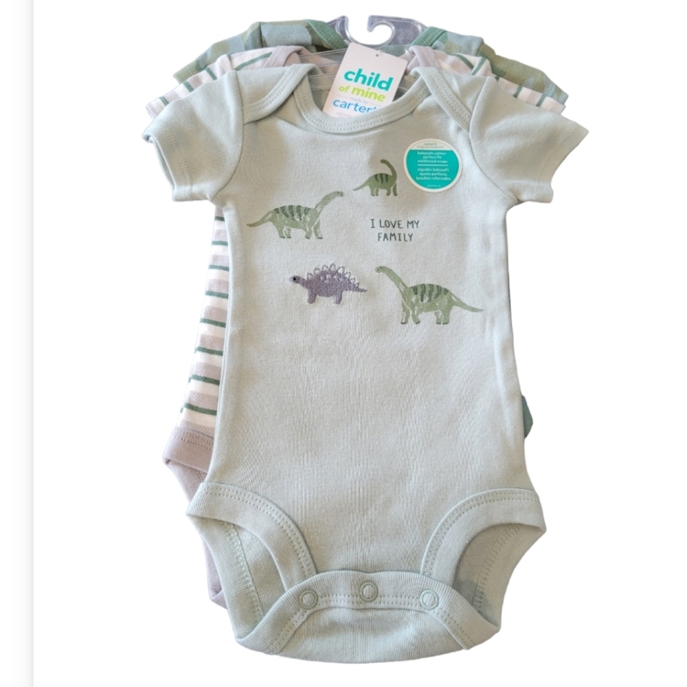 Carter's Dinosaur bodysuits